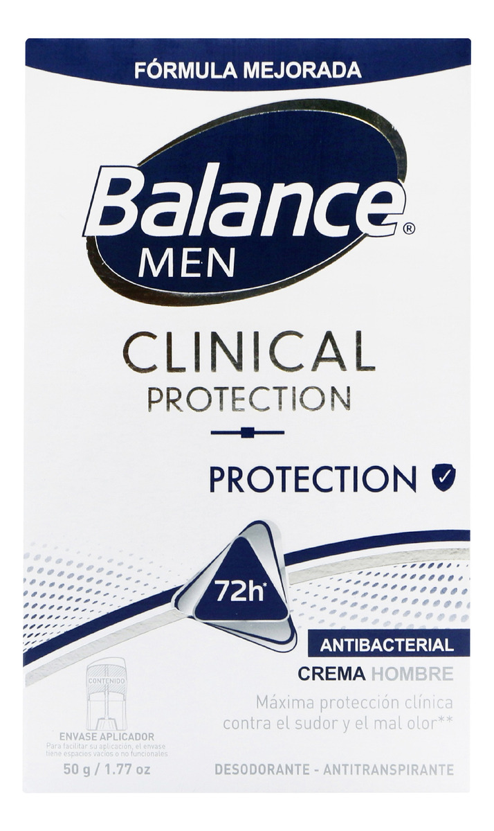 Desodorante Balance Clinical Protection Men Crema 50 Gr