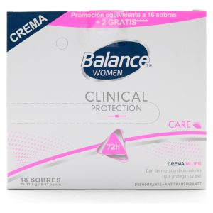 Desodorante Balance Crema Clinical Women 18 Sobres
