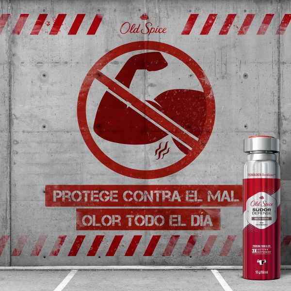 2 Desodorantes Old Spice Spray Seco Seco Sudor Defense - Imagen 4