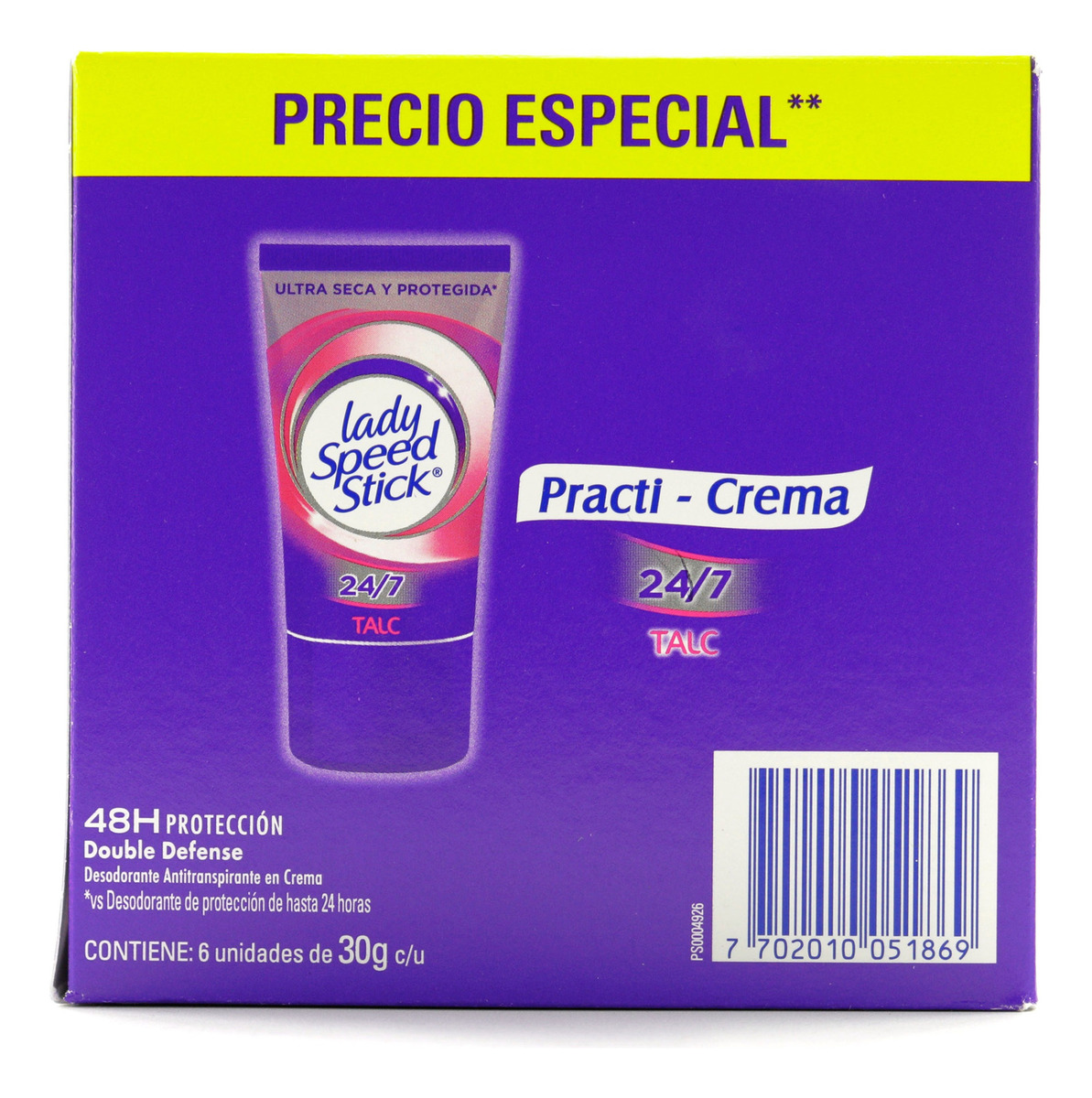 Desodorante Lady Speed Stick Crema 30 Gr 6 Unidades - Imagen 2