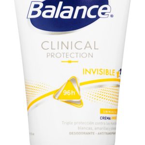 Desodorante Balance Clinical Invisible Unsex Crema 30 Gr