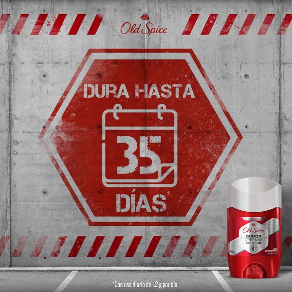 Desodorante Old Spice Seco Seco Sudor Defense Barra 50 Gr - Imagen 3