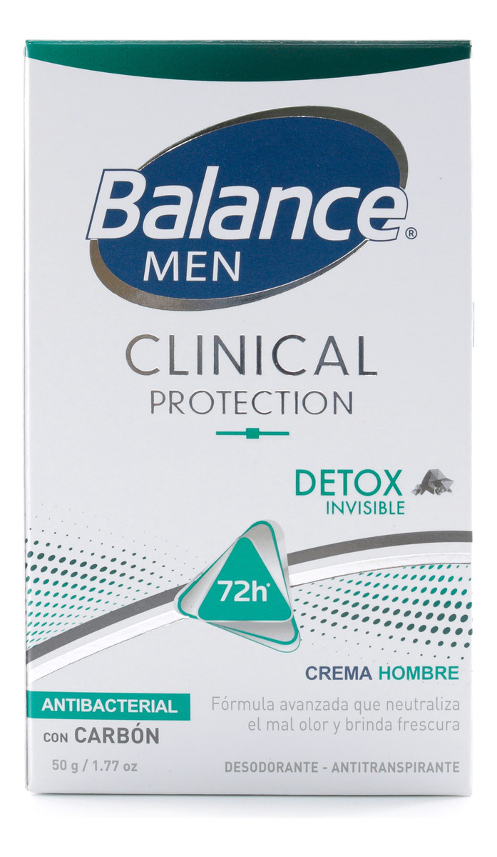 Desodorante Balance Clinical Detox Invisible Men Crema 50 Gr