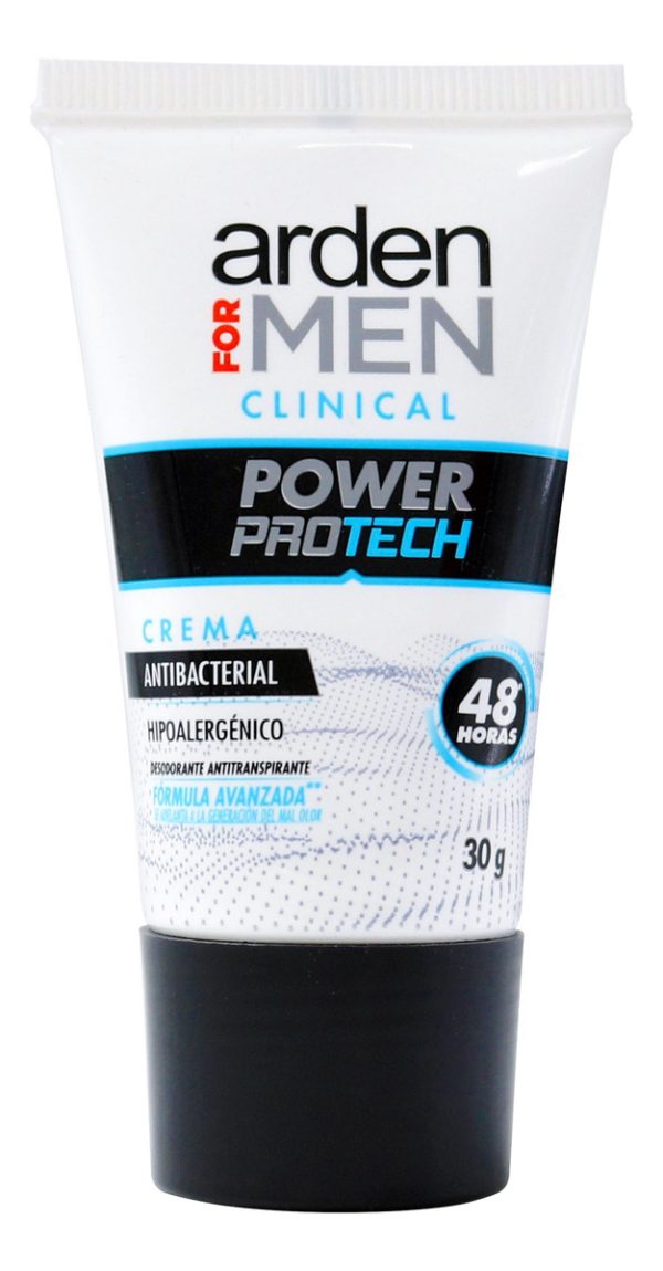 Desodorante Arden For Men Clinical Power Protech Crema 30 Gr