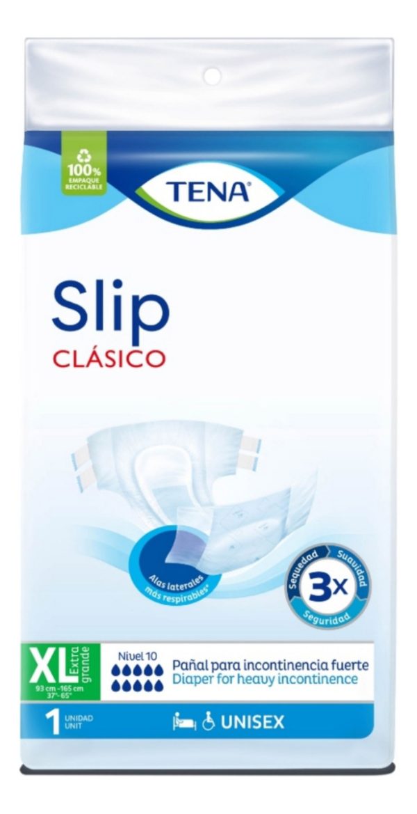 Pañal Tena Slip Clásico Talla Xl 1 Unidad