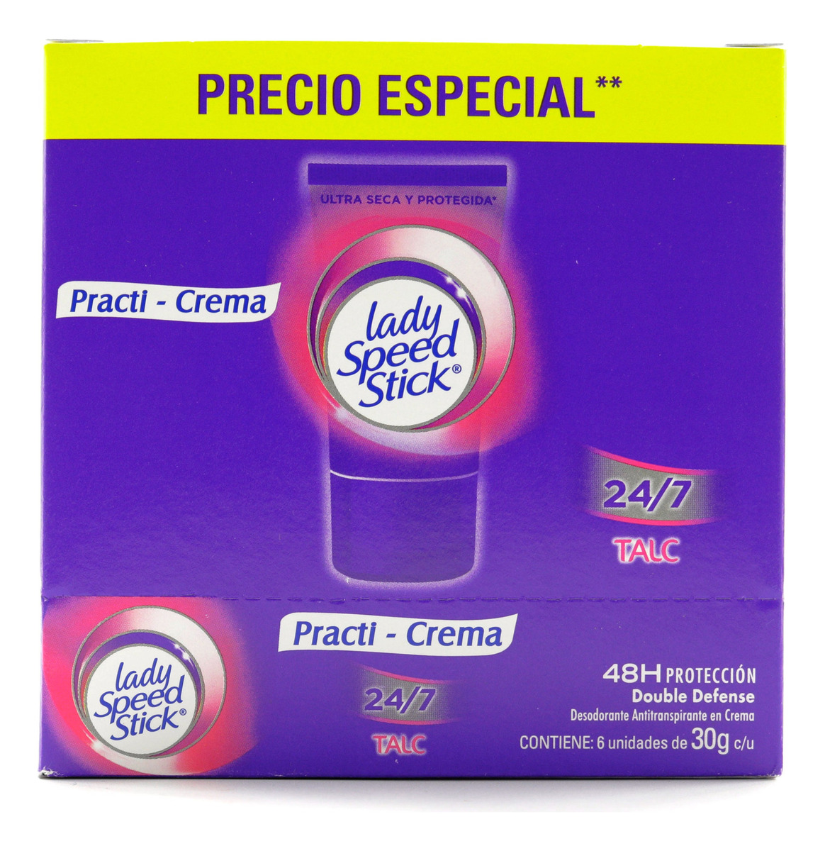Desodorante Lady Speed Stick Crema 30 Gr 6 Unidades
