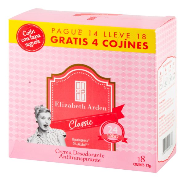 Desodorante Elizabeth Arden Classic Crema Con Tapa 18 Sobres - Imagen 2