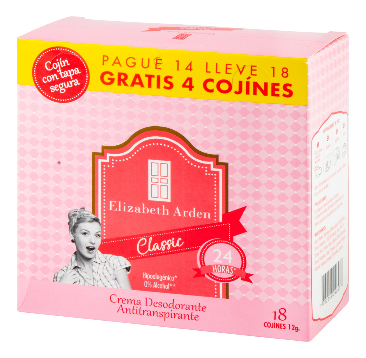 Desodorante Elizabeth Arden Classic Crema Con Tapa 18 Sobres - Imagen 2