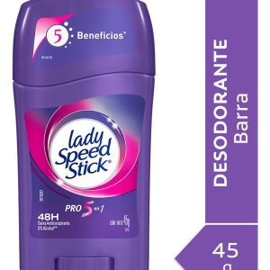 Desodorante Lady Speed Stick Pro 5 En 1 Barra 45 Gr