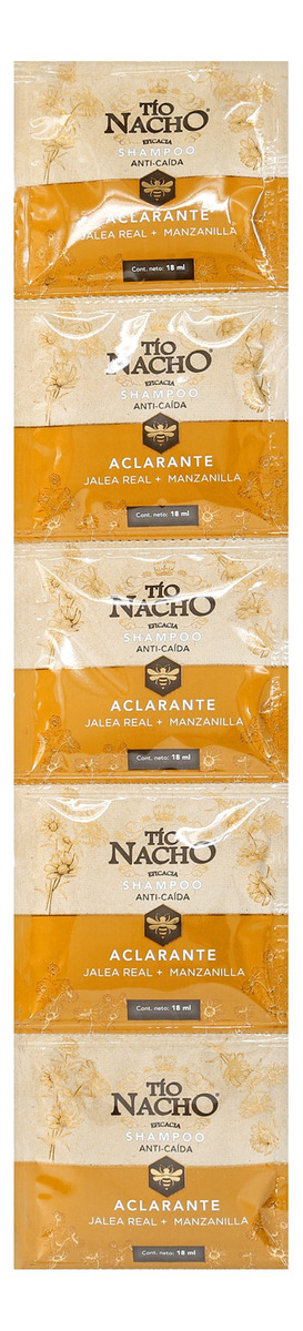 Shampoo Tio Nacho Aclarante 10 Sobres