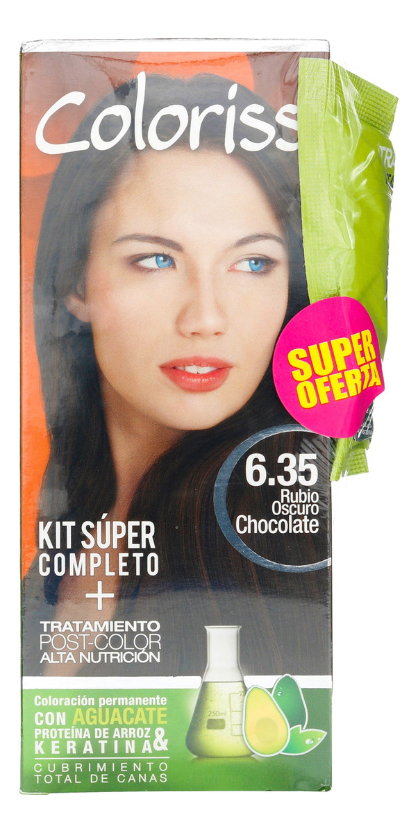 Tinte Coloris Kit 6.35 Rubio Oscuro Chocolate + Tratamiento