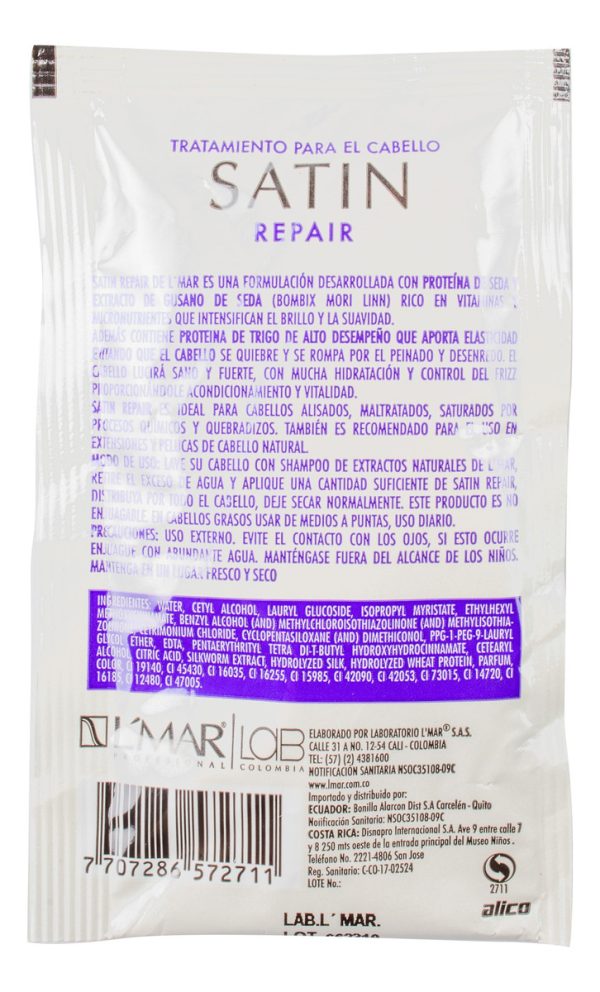 Tratamiento Capilar Satin Gusano De Seda 30 Ml - Imagen 2