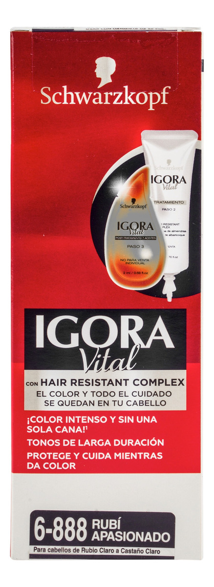 Tinte Igora 6-888 Rubí Apasionado