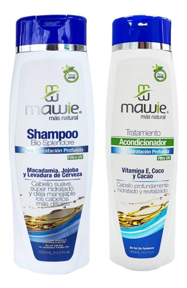 Shampoo Hidratación Mawie + Acondicionador