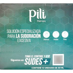 Desodorante Pili 30 Ml Manos, Axilas Y Pies 12 Unidades