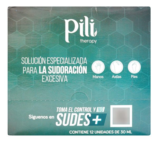 Desodorante Pili 30 Ml Manos, Axilas Y Pies 12 Unidades
