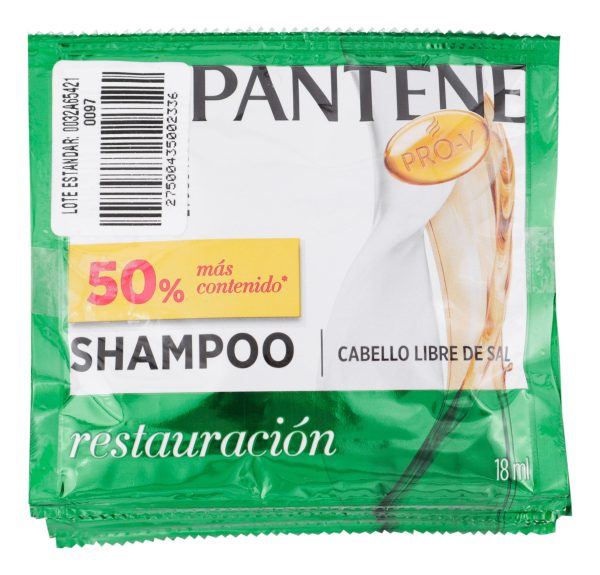 Shampoo Pantene Restauración 12 Sobres