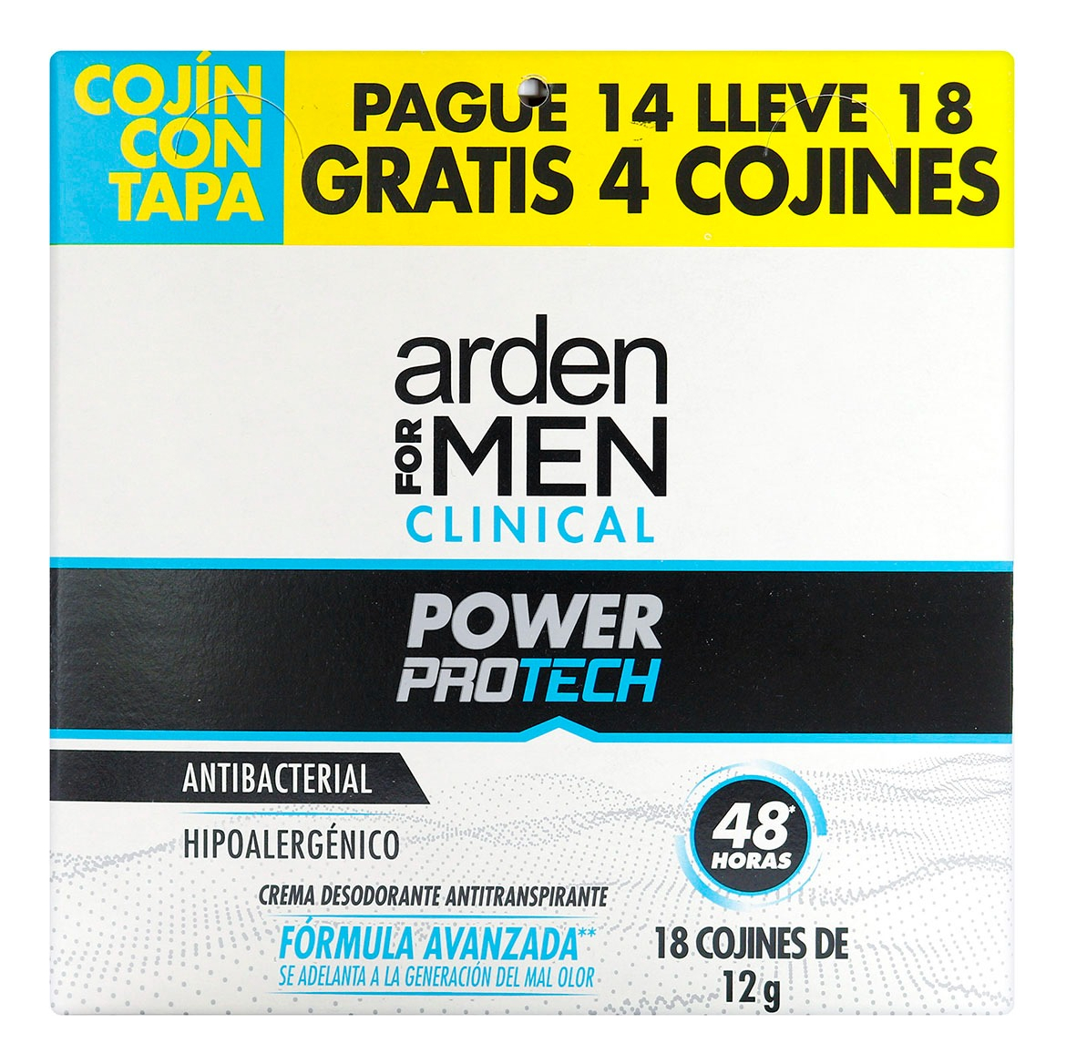 Desodorante Arden For Men Power Protech 18 Sobres