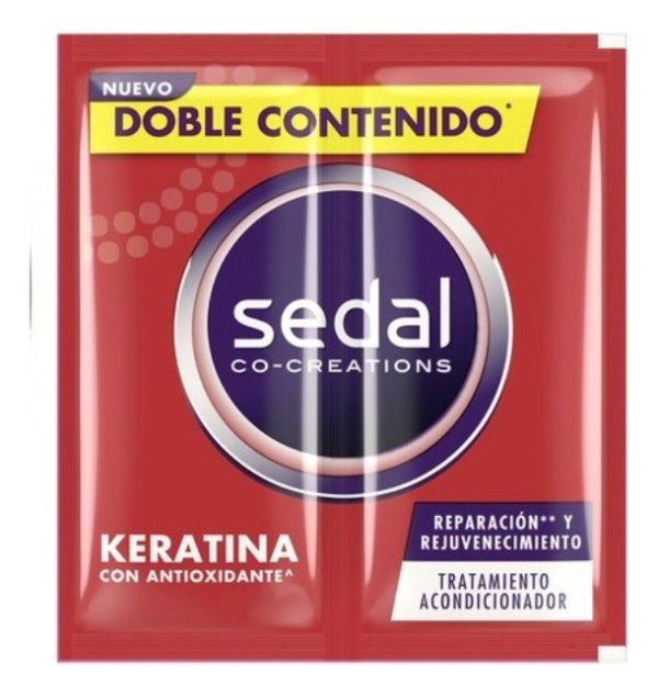 Acondicionador Sedal Keratina Antioxidante 12 Sobres