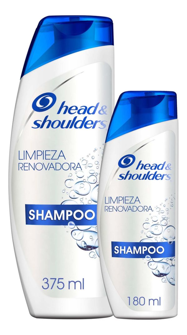 Shampoo Head Shoulders Limpieza Renovadora 375 Ml + 180 Ml