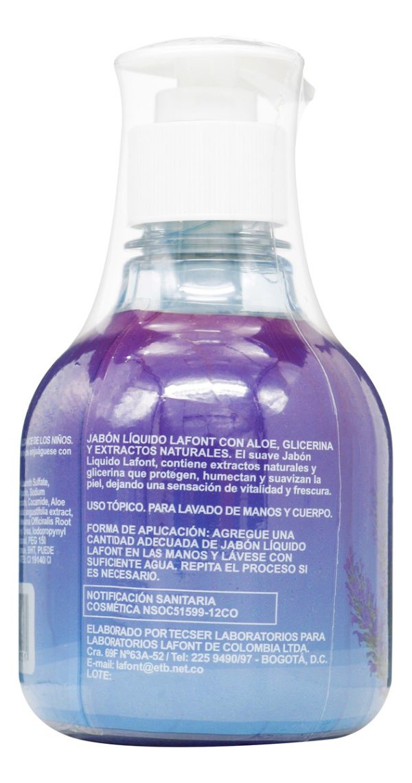 Jabón Líquido Lafont Lavanda 300 Ml - Imagen 2