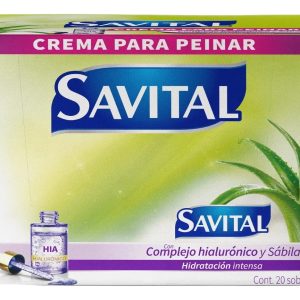 Crema Para Peinar Savital Hialuronico 20 Sobres