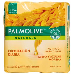 Jabón Palmolive Avena Y Azucar Morena 110 Gr 3 Unidades
