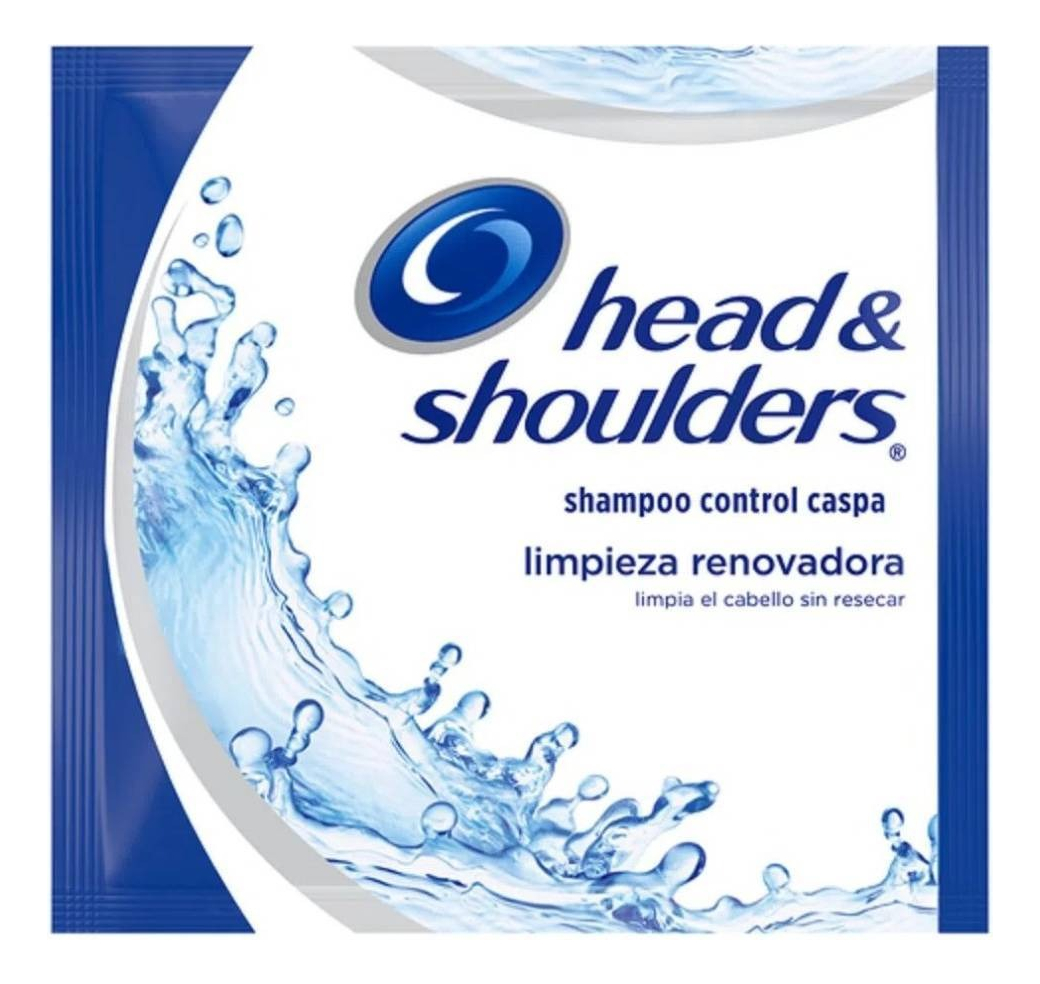 Shampoo Head Shoulders Limpieza Renovadora 12 Sobres 18 Ml