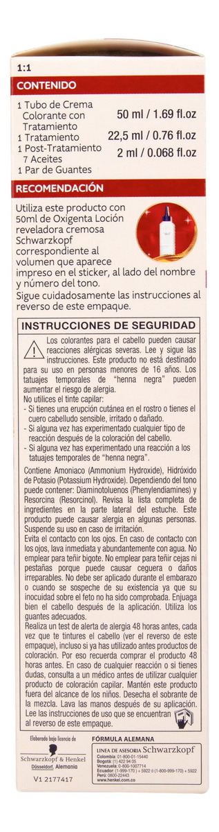 Tinte Igora 9-1 Rubio Extra Claro Cenizo - Imagen 2