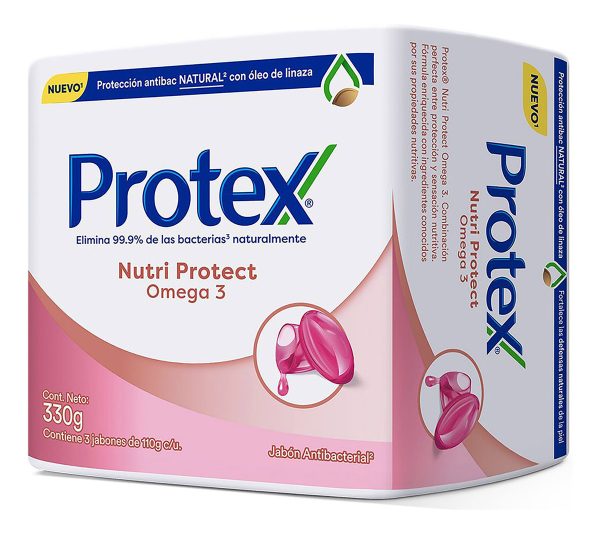 Jabón Protex Omega 3 110 Gr 3 Unidades