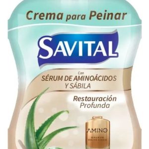 Crema Para Peinar Savital Sérum Aminoácidos 95 Ml