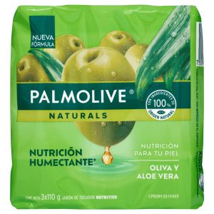 Jabón Palmolive Oliva Y Aole Vera 110 Gr 3 Unidades