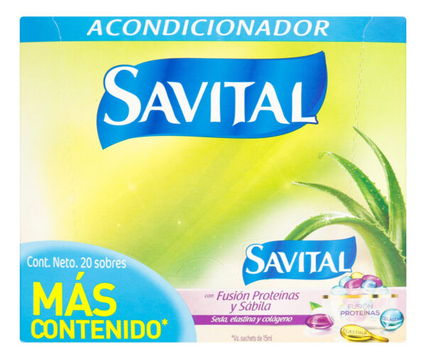 Acondicionador Savital Fusión Proteinas 20 Sobres