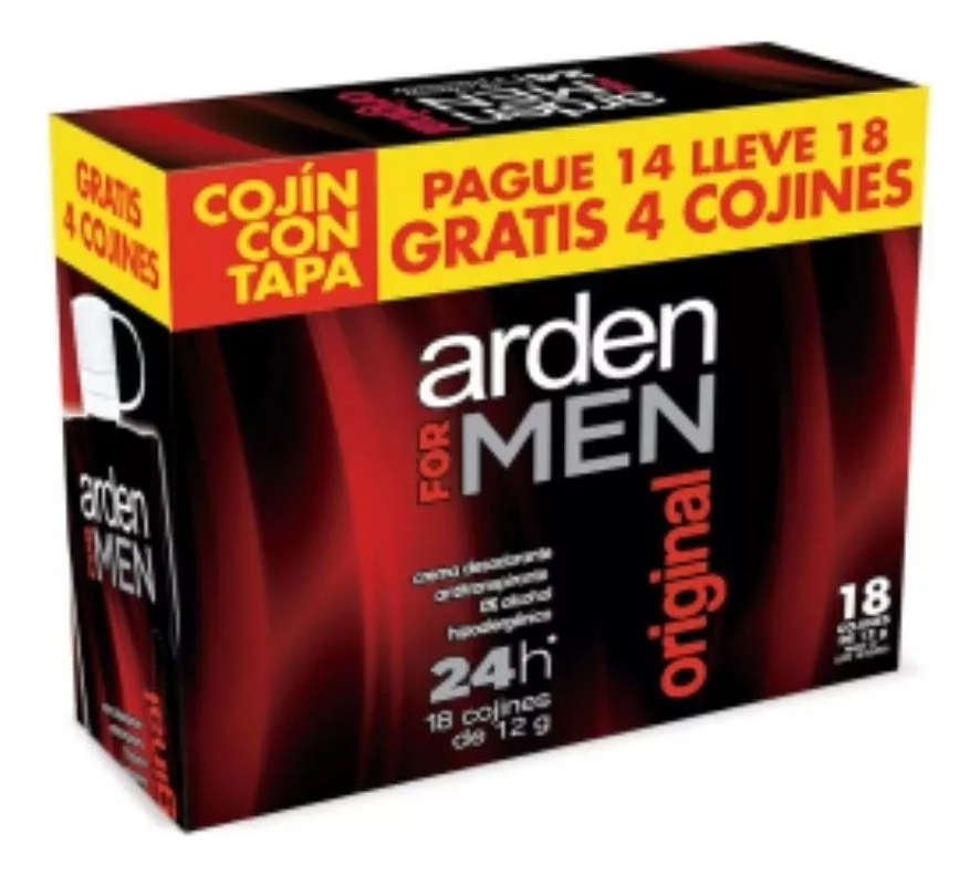 Desodorante Arden For Men Original Crema 18 Sobres