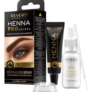 Tinte Para Cejas Henna Pro Colors Revers Black