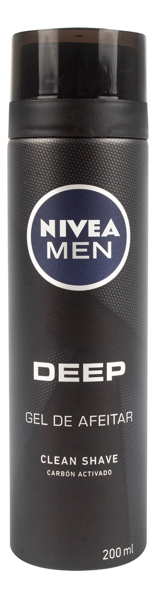 Gel De Afeitar Nivea Men Deep Carbón Activado 200 Ml