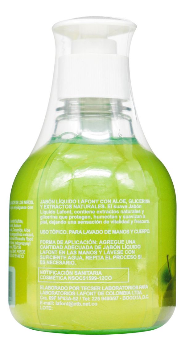 Jabón Líquido Lafont Manzana 300 Ml - Imagen 2