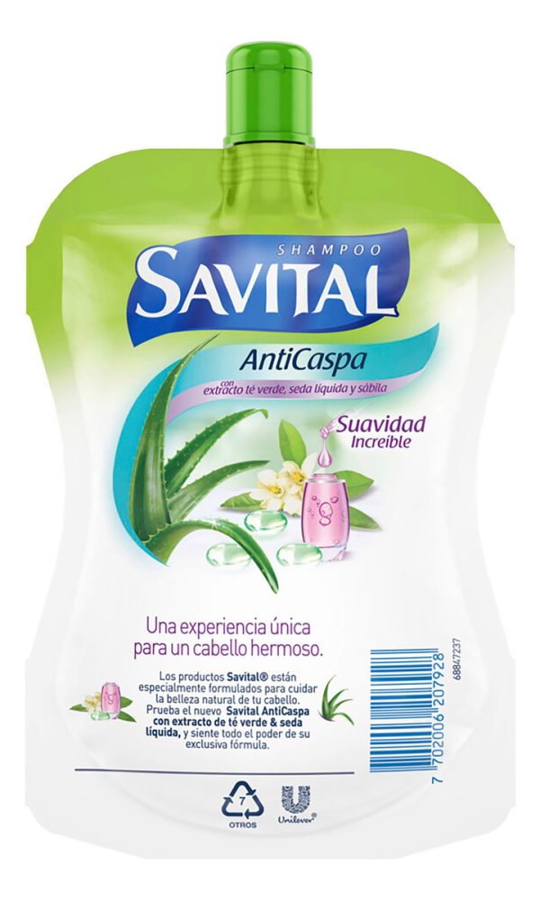 Shampoo Savital Anticaspa 100 Ml - Imagen 2