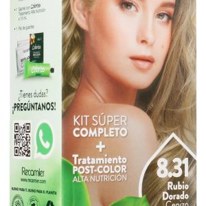 Tinte Coloris Kit 8.31 Rubio Dorado Cenizo