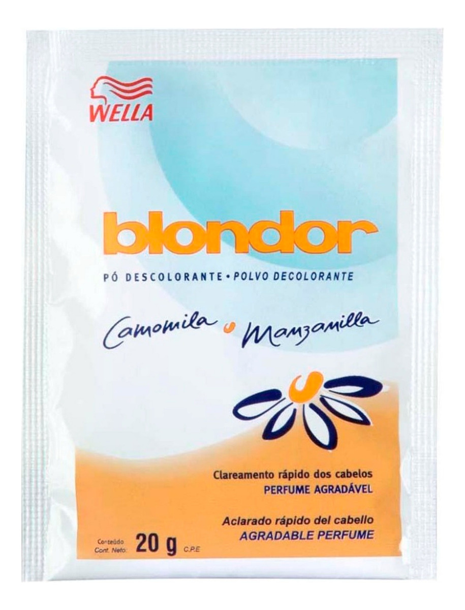 Blondor Polvo Decolorante Camomila Y Manzanilla 10 Sobres - Imagen 2