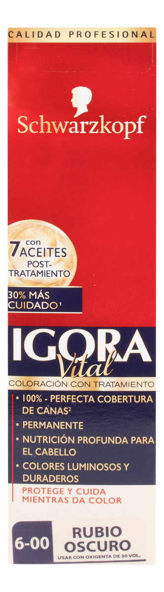Tinte Igora 6-00 Rubio Oscuro
