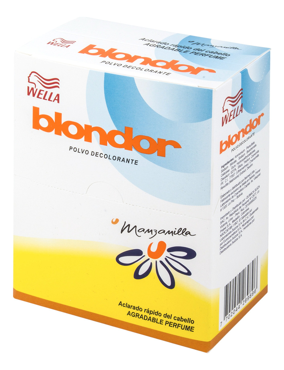 Blondor Polvo Decolorante Camomila Y Manzanilla 10 Sobres