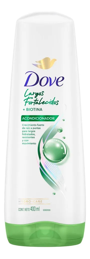 Acondicionador Dove Largos Fortalecidos 400 Ml