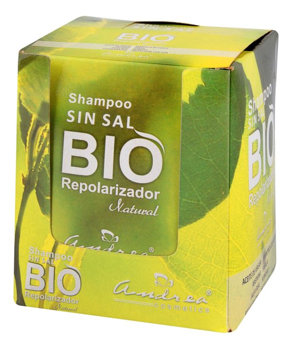Shampoo Sin Sal Andrea Bio Repolarizador 12 Sobres