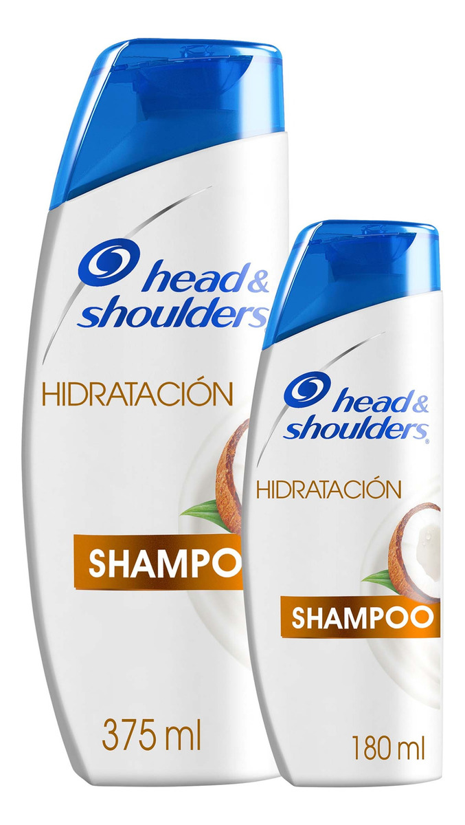 Shampoo Head Shoulders Hidratación Coco 375 Ml + 180 Ml