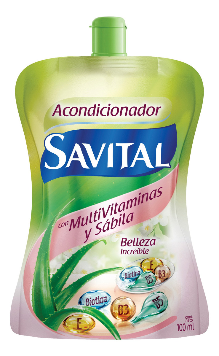 Acondicionador Savital Multivitamas Y Sabila 100 Ml