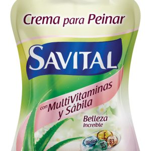 Crema Para Peinar Savital Multivitaminas Y Sábila 95 Ml