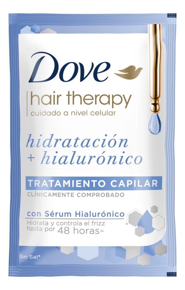 Tratamiento Dove Hidratación + Hialuronico 12 Sobres