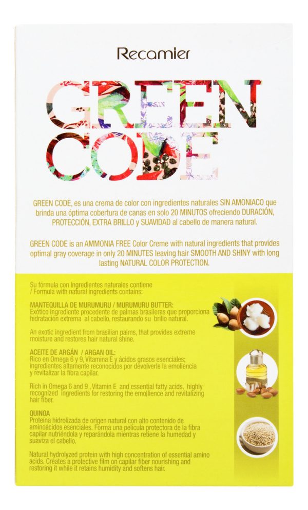 Tinte Green Code 5.0 Castaño Claro Natural - Imagen 2