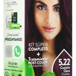 Tinte Coloris Kit 5.22 Castaño Claro Violeta Intenso